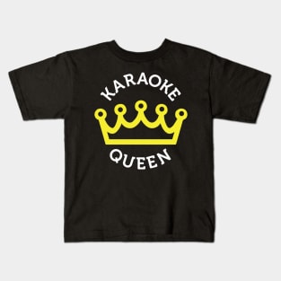 Karaoke Queen Kids T-Shirt